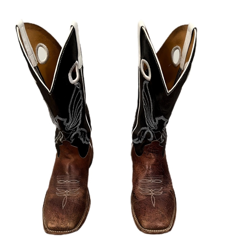 Men's Horse Power Green/Brown Leather Boots